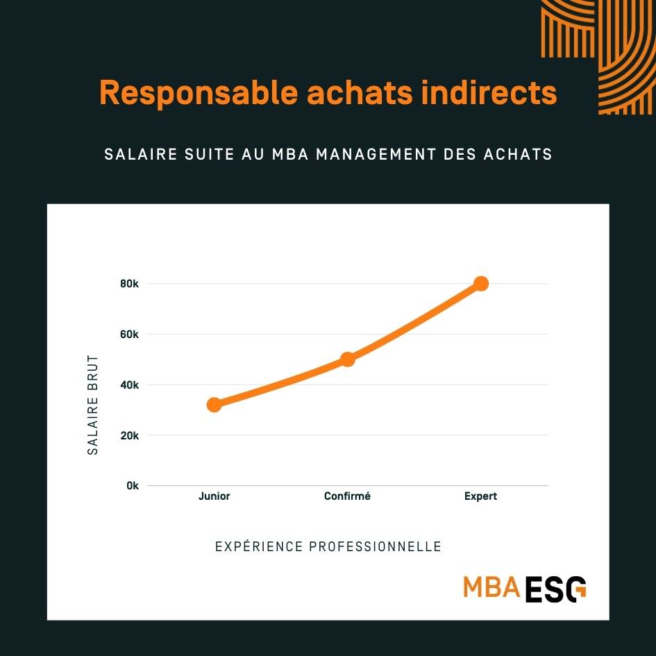Salaire responsable achats indirects